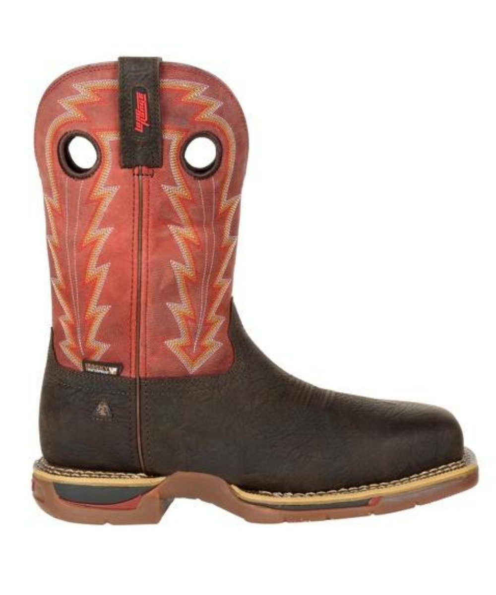 Rocky Men's Long Range Composite Toe Waterproof Western Boot - Style #RKW0319 ! desc :  ! caption :