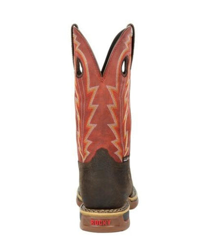Rocky Men's Long Range Composite Toe Waterproof Western Boot - Style #RKW0319 ! desc :  ! caption :