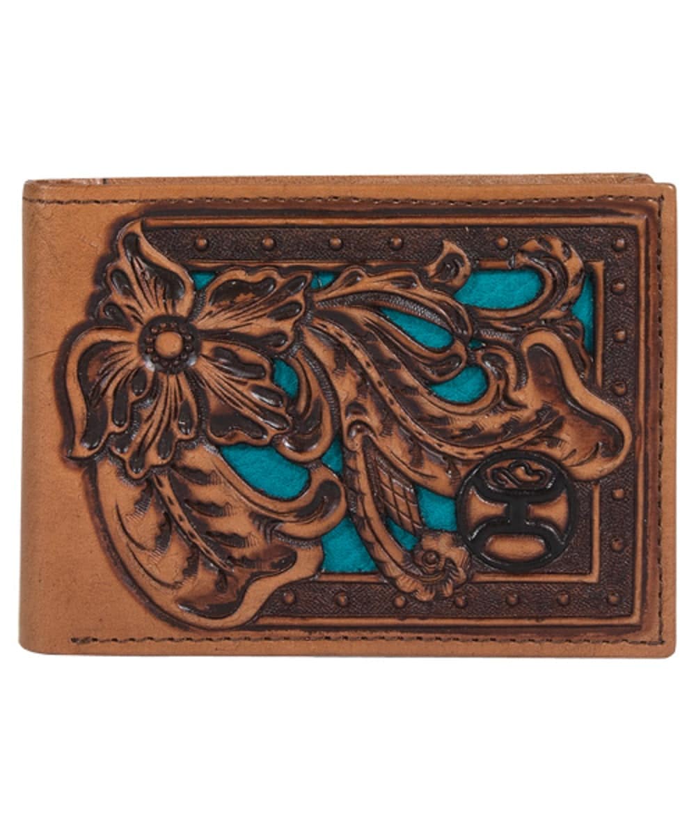 Trenditions Hooey Tooled Bifold Wallet- Style #2041161W6 ! desc :  ! caption :