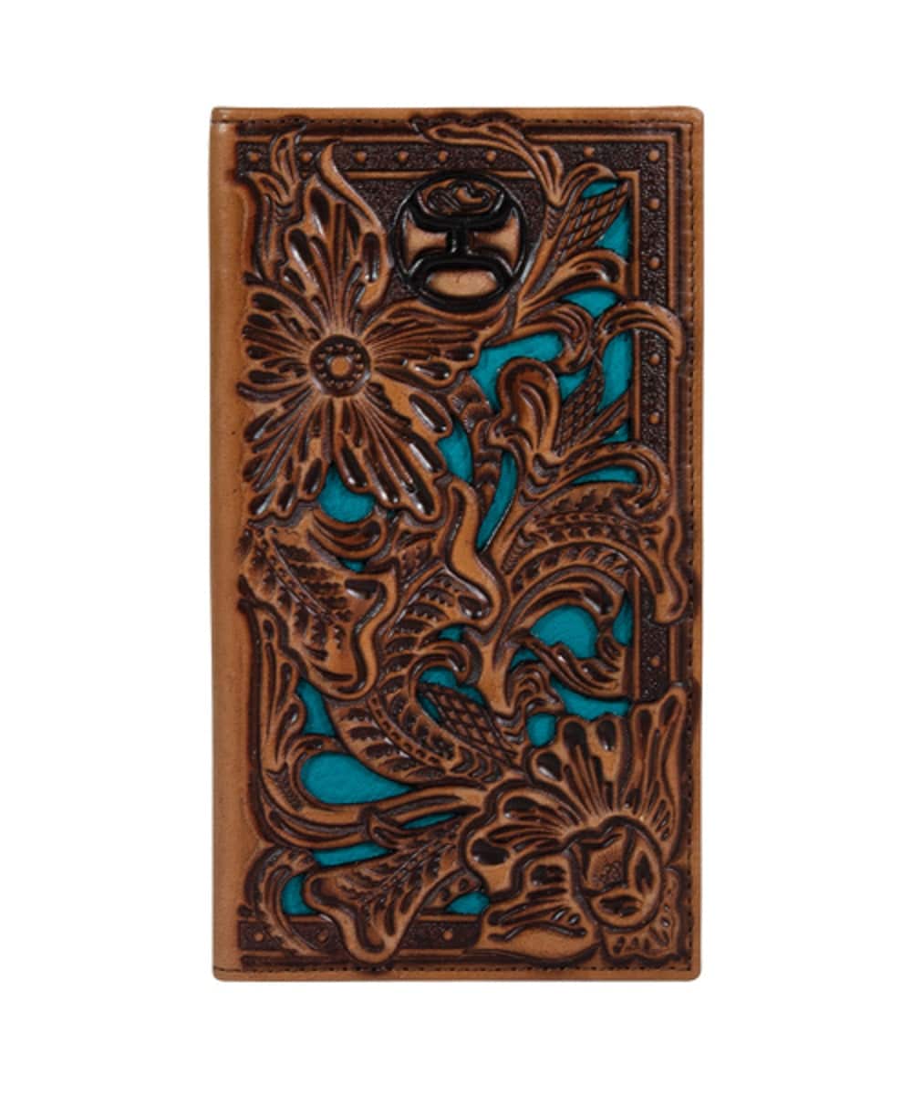 Trenditions Hooey Tooled Rodeo Wallet- Style #2041566W6 ! desc :  ! caption :