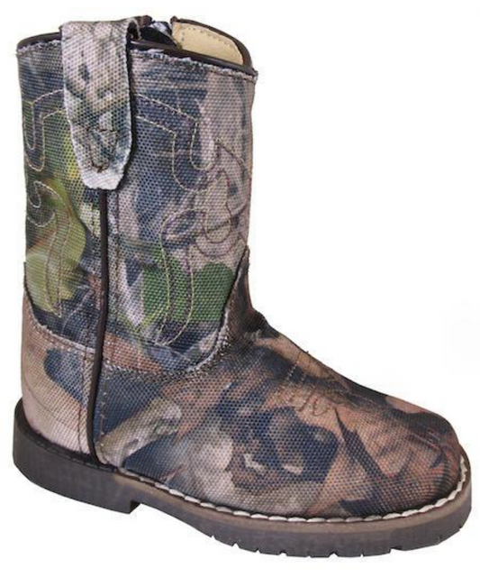 Smoky Mountain Toddler Square Toe Wilderness Camo Boot- Style #2075T ! desc :  ! caption :