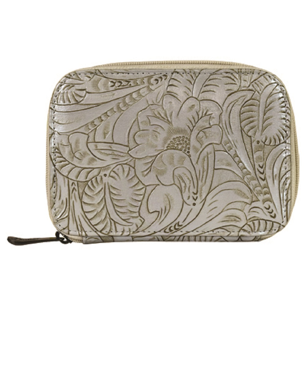 Trenditions Women's Justin Jewelry Pouch- Style #2139779WHT ! desc :  ! caption :