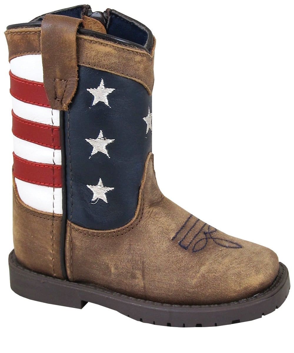 Smoky Mountain Toddler Stars & Stripes Boot- Style #3800T ! desc :  ! caption :