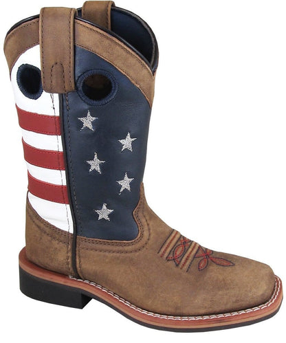Smoky Mountain Youth Stars & Stripes Boot- Style #3880Y ! desc :  ! caption :
