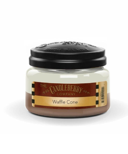Candleberry Waffle Cone Small Scented Candle Jar- Style #41021 ! desc :  ! caption :