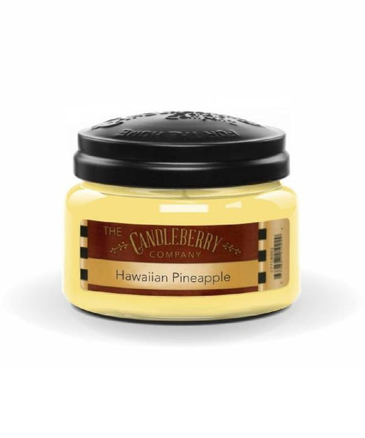 Candleberry Hawaiian Pineapple Small Scented Candle Jar- Style #41036 ! desc :  ! caption :
