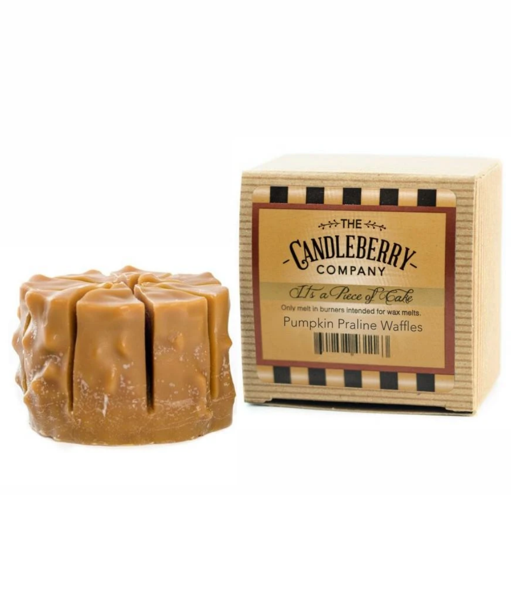 Candleberry Pumpkin Praline Waffles It's A Piece Of Cake Scented Wax Melts- Style #43019 ! desc :  ! caption :