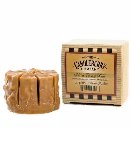 Candleberry Pumpkin Praline Waffles It's A Piece Of Cake Scented Wax Melts- Style #43019 ! desc :  ! caption :