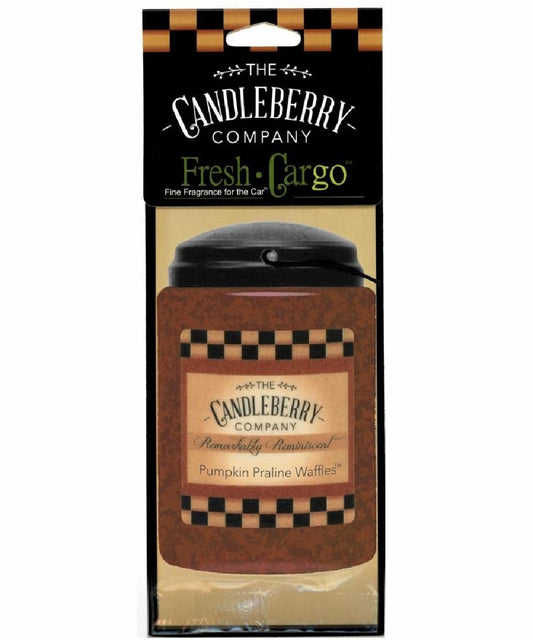 Candleberry Pumpkin Praline Waffles Car Scent- Style #44019 ! desc :  ! caption :