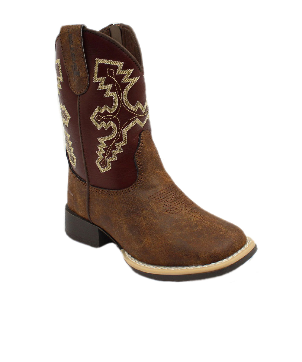 M&F Western Toddler Twister Blake Tan Boot- Style #4413008 ! desc :  ! caption :