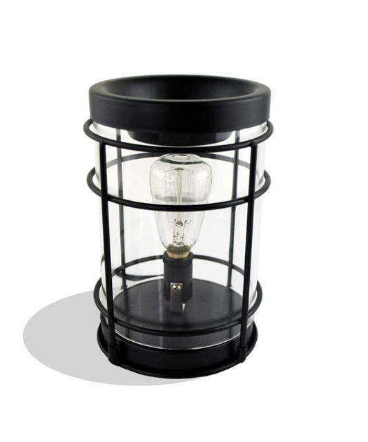 Candleberry Black Nostalgic Edison Tart Warmer With Safety Timer- Style #46011 ! desc :  ! caption :