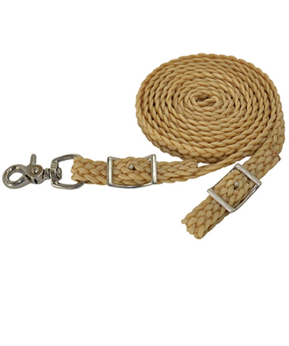 Reinsman Waxed Nylon Braid Roping Rein- Style #6179 ! desc :  ! caption :