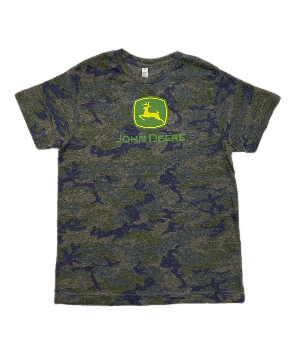 John Deere Kids' Camo Logo Tee- Style #73213404 ! desc :  ! caption :