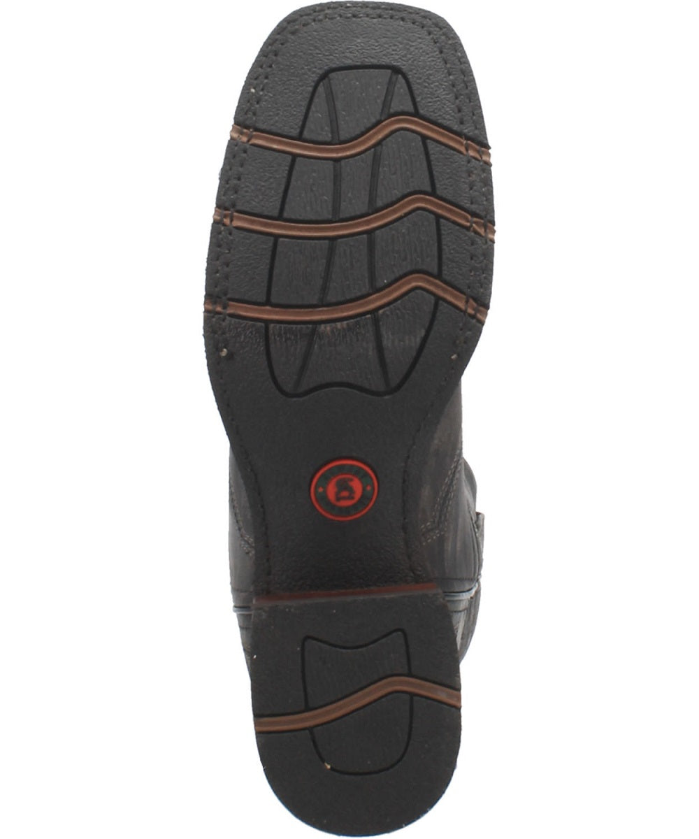 Laredo Men's Black Axel Square Toe Boot- Style #7927 ! desc :  ! caption :