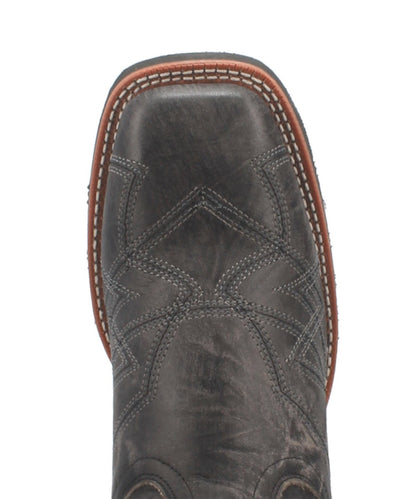 Laredo Men's Black Axel Square Toe Boot- Style #7927 ! desc :  ! caption :