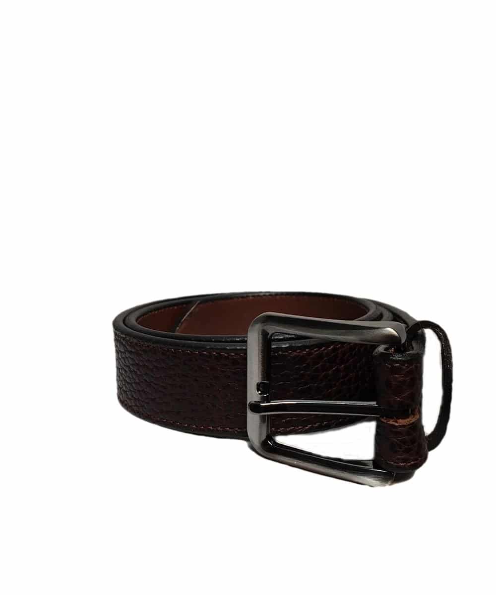 Gingerich Men's Bison Leather Belt- Style #8750-14 ! desc :  ! caption :