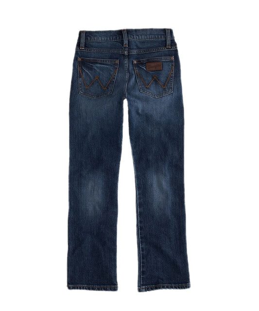 Wrangler Boys' Retro Slim Straight Jean- Style #88BWZGX ! desc :  ! caption :