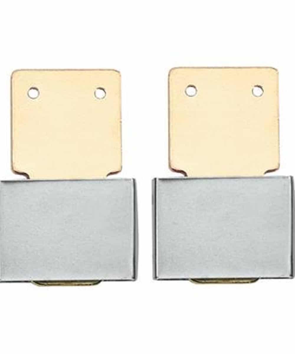WEAVER LEATHER 2" BRASS BLEVINS STIRRUP BUCKLES- STYLE #9015 ! desc :  ! caption :