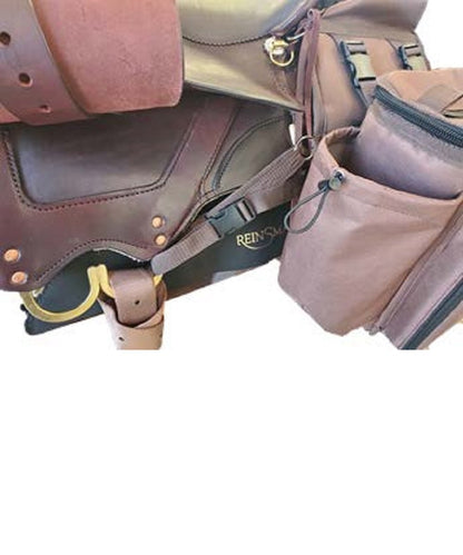 Reinsman Black Deluxe Insulated Saddle Bag- Style #9187-BK ! desc :  ! caption :