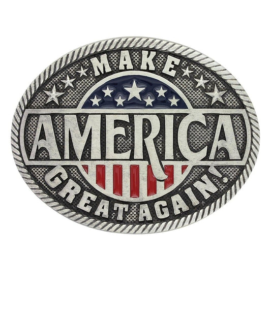 Montana Silversmiths Men's Make America Great Again Buckle
