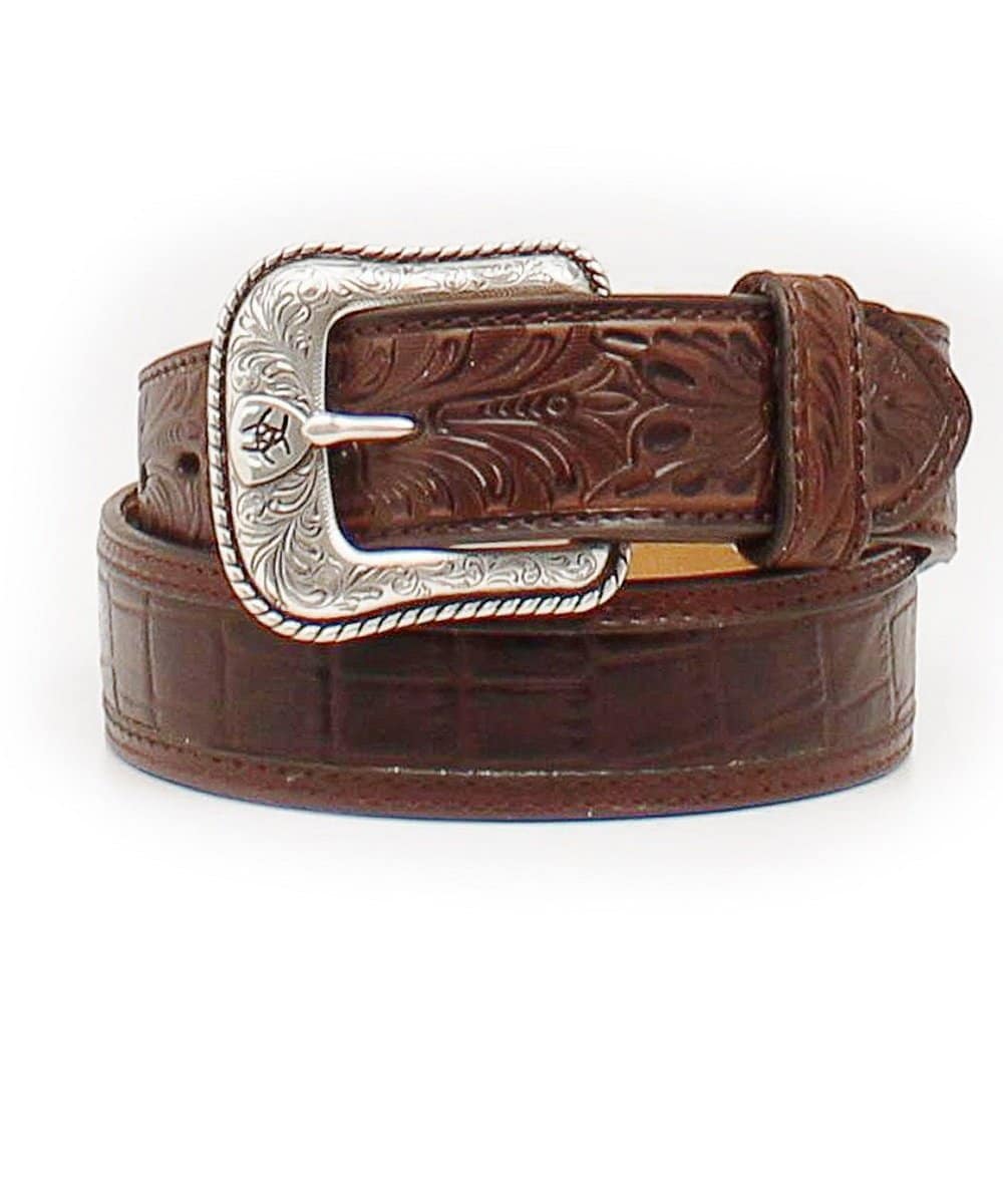M&F Western Men's Ariat Western Belt- Style #A1021202 ! desc :  ! caption :