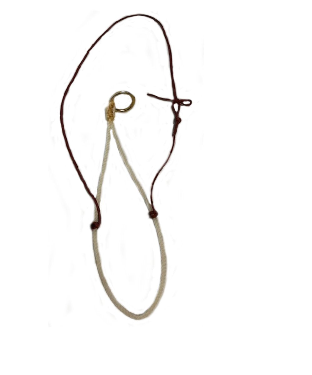 Beagley Braiding Co. Small Rope Noseband- Style #BBCROPENOSEBAN ! desc :  ! caption :