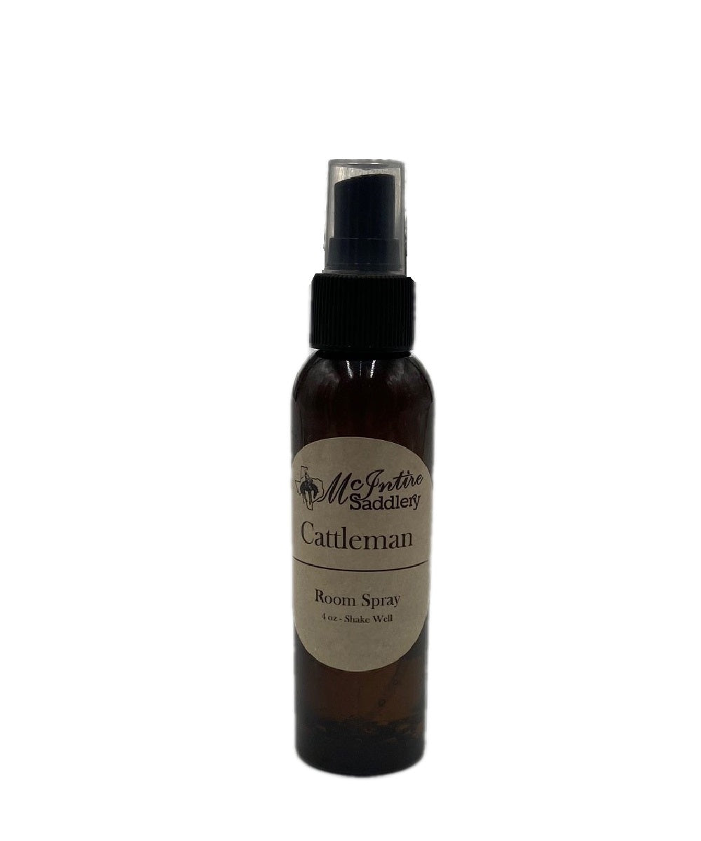 Mcintire Saddlery Leather Scent Room Spray- Style #ROOM SPRAY CATTLEMAN ! desc :  ! caption :