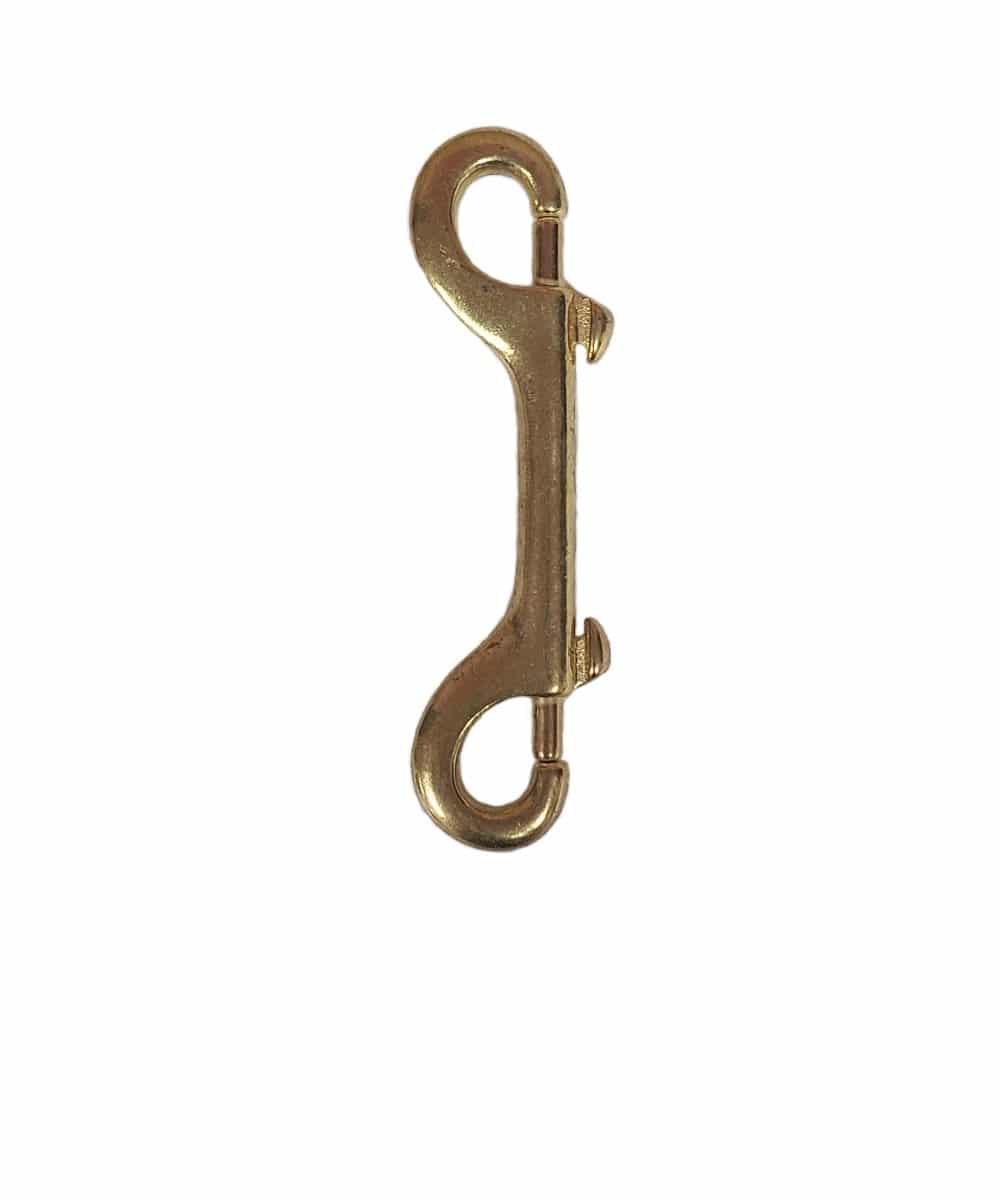 Beagley Braiding Co. Double End Brass Snap- Style #DBLSNAP ! desc :  ! caption :