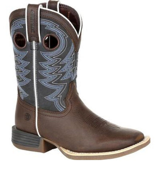 Durango Kids' Lil' Rebel Pro Little Kids' Blue Western Boot- Style #DBT0218C ! desc :  ! caption :