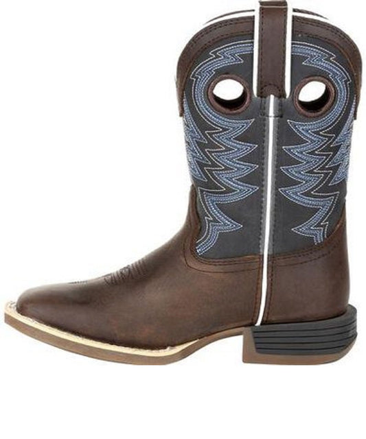 Durango Kids' Lil' Rebel Pro Little Kids' Blue Western Boot- Style #DBT0218C ! desc :  ! caption :
