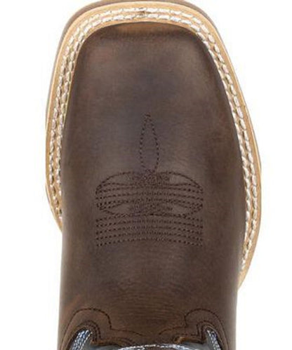 Durango Kids' Lil' Rebel Pro Little Kids' Blue Western Boot- Style #DBT0218C ! desc :  ! caption :