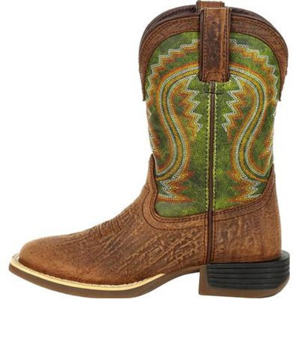 Durango Little Kids' Lil' Durango Rebel Pro Briar Green Western Boot- Style #DBT0229C ! desc :  ! caption :