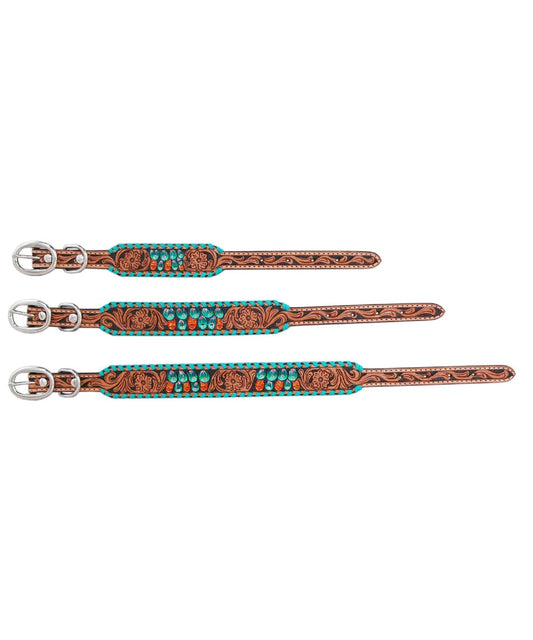 Rafter T Ranch Cactus Dog Collar Size Small