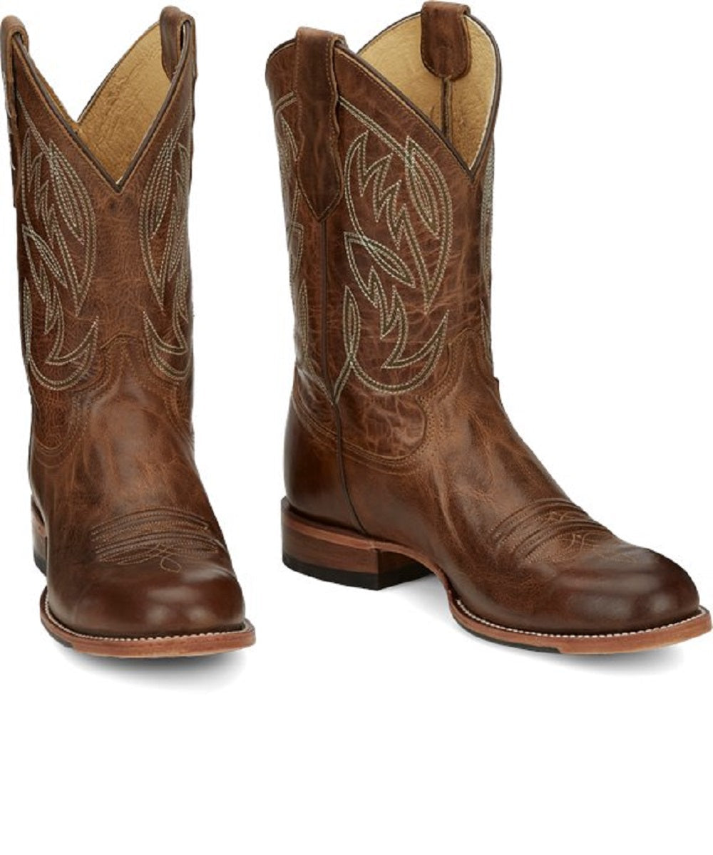 Justin Men's Pearsall Round Toe Boot- Style #GR8006 ! desc :  ! caption :