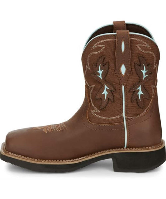 Justin Women's Chisel Nano Composite Toe Work Boot- Style #GY9960 ! desc :  ! caption :