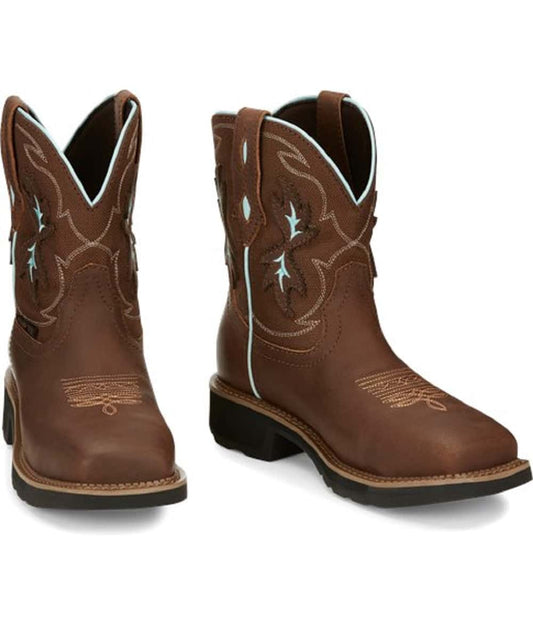 Justin Women's Chisel Nano Composite Toe Work Boot- Style #GY9960 ! desc :  ! caption :