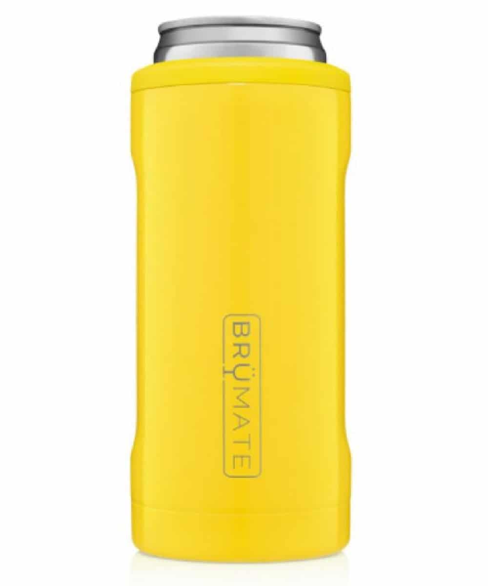 BrüMate Pineapple Hopsulator Slim Can Cooler- Style #HS12PI ! desc :  ! caption :