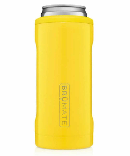 BrüMate Pineapple Hopsulator Slim Can Cooler- Style #HS12PI ! desc :  ! caption :