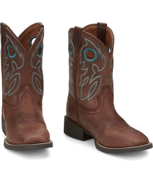 Justin Youth Bowline Junior Boot- Style #JK7522 ! desc :  ! caption :