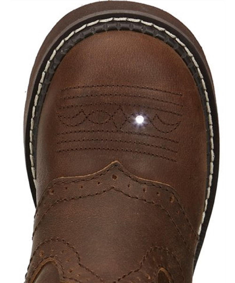 Justin Kids' Glitzi Light Up Boot- Style #JK9915 ! desc :  ! caption :