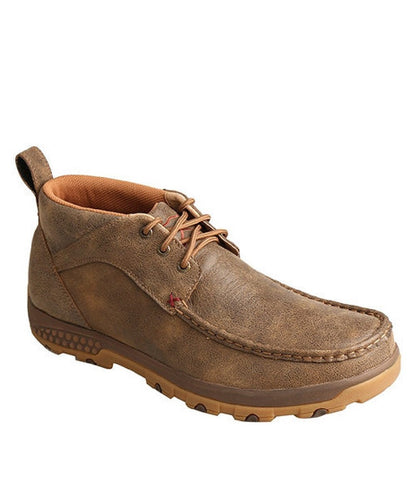Twisted X Men's Chukka Driving Moc With CellStretch- Style #MXC0001 ! desc :  ! caption :