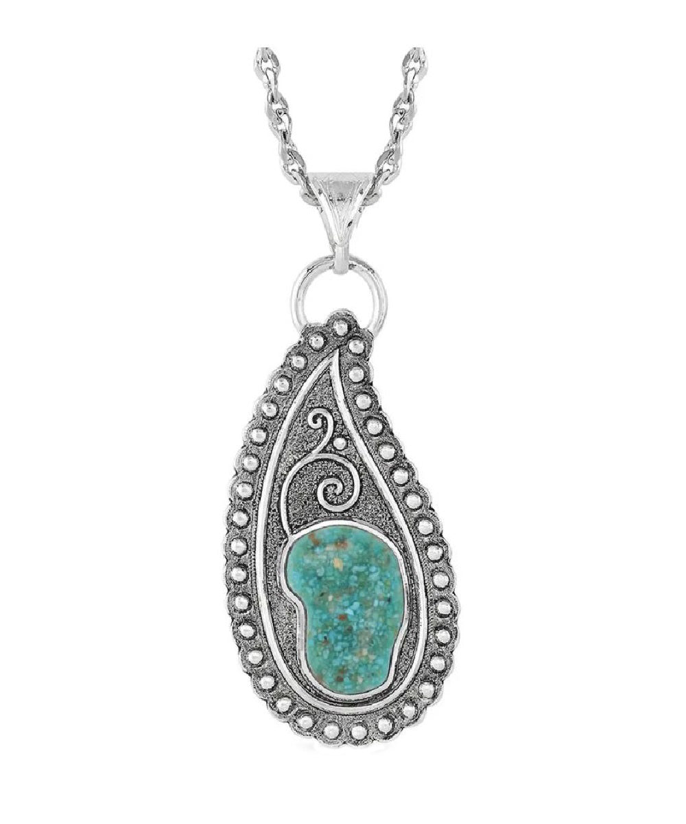 Montana Silversmith Women's Country Roads Turquoise Necklace- Style #NC4746 ! desc :  ! caption :