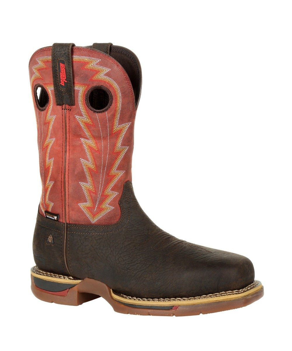 Rocky Men's Long Range Composite Toe Waterproof Western Boot - Style #RKW0319 ! desc :  ! caption :