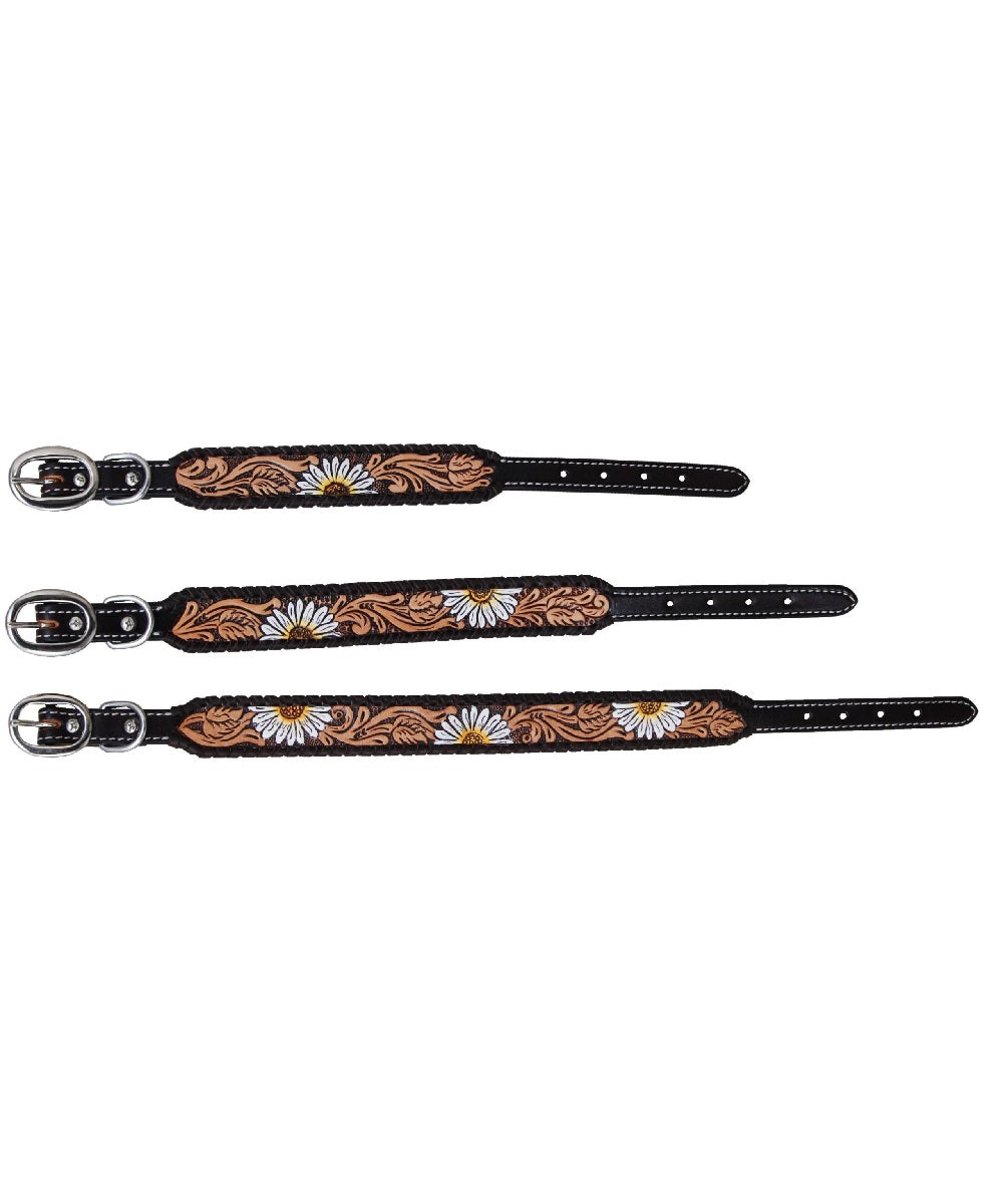 Rafter T Ranch Daisy Dog Collar Size Large- Style #RTDC380-L ! desc :  ! caption :
