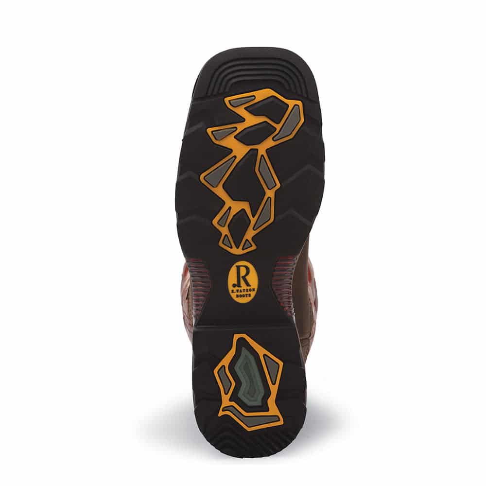 R. Watson Men's Adobe Brown Buffalo Work Boot- Style #RW1002 ! desc :  ! caption :