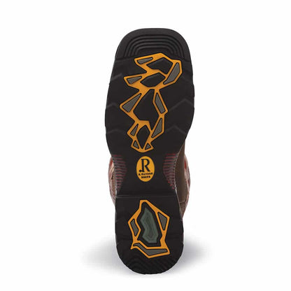 R. Watson Men's Adobe Brown Buffalo Work Boot- Style #RW1002 ! desc :  ! caption :