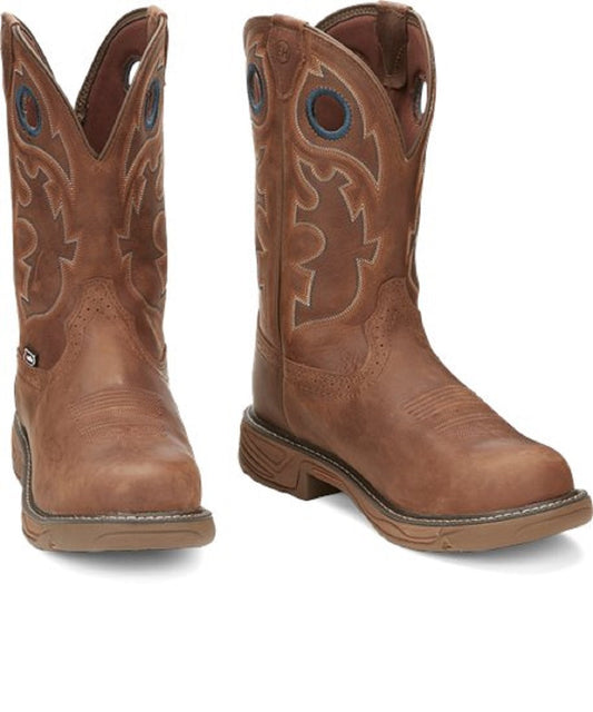 Justin Men's Waterproof Rush Nano Composite Toe Work Boot- Style #SE4334 ! desc :  ! caption :
