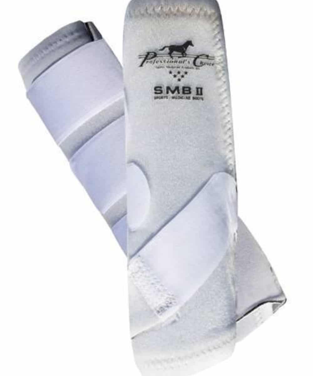 Professional's Choice White Sports Medicine Boots- Style #SMBII WHT ! desc :  ! caption :