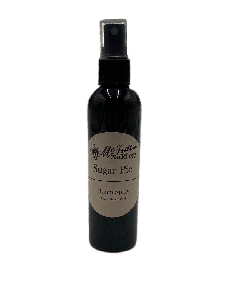 Mcintire Saddlery Leather Scent Room Spray- Style #ROOM SPRAY SUGAR PIE ! desc :  ! caption :