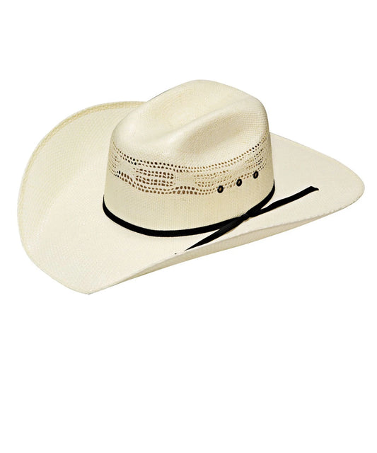 M&F Western Youth Twister Bangora Western Straw Hat- Style #T71318 ! desc :  ! caption :